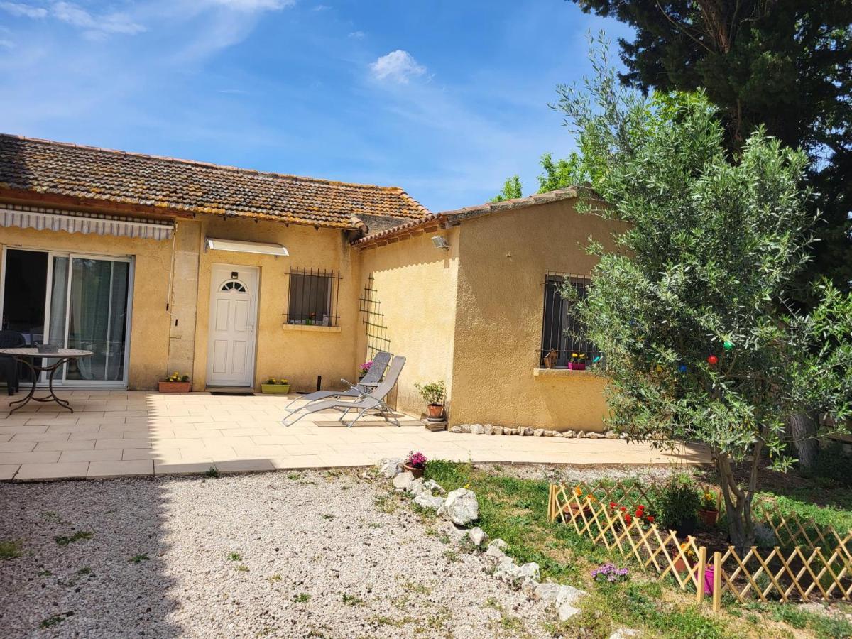Maison Au Calme Avignon - Clim - Wi-Fi Villa Exterior foto
